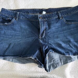 Old Navy Dark Blue Denim Jeans with Contrast Stitching